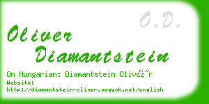 oliver diamantstein business card
